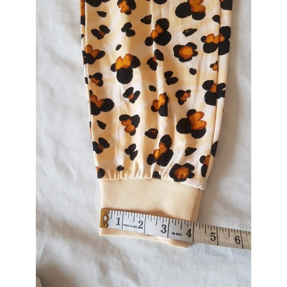 Minnie Mouse Womens Size Small Lounge Wear Pants Animal Print Disney Sleepwear - Picture 11 of 12